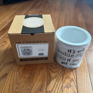 Carson 2 Piece Ceramic Dip Chiller